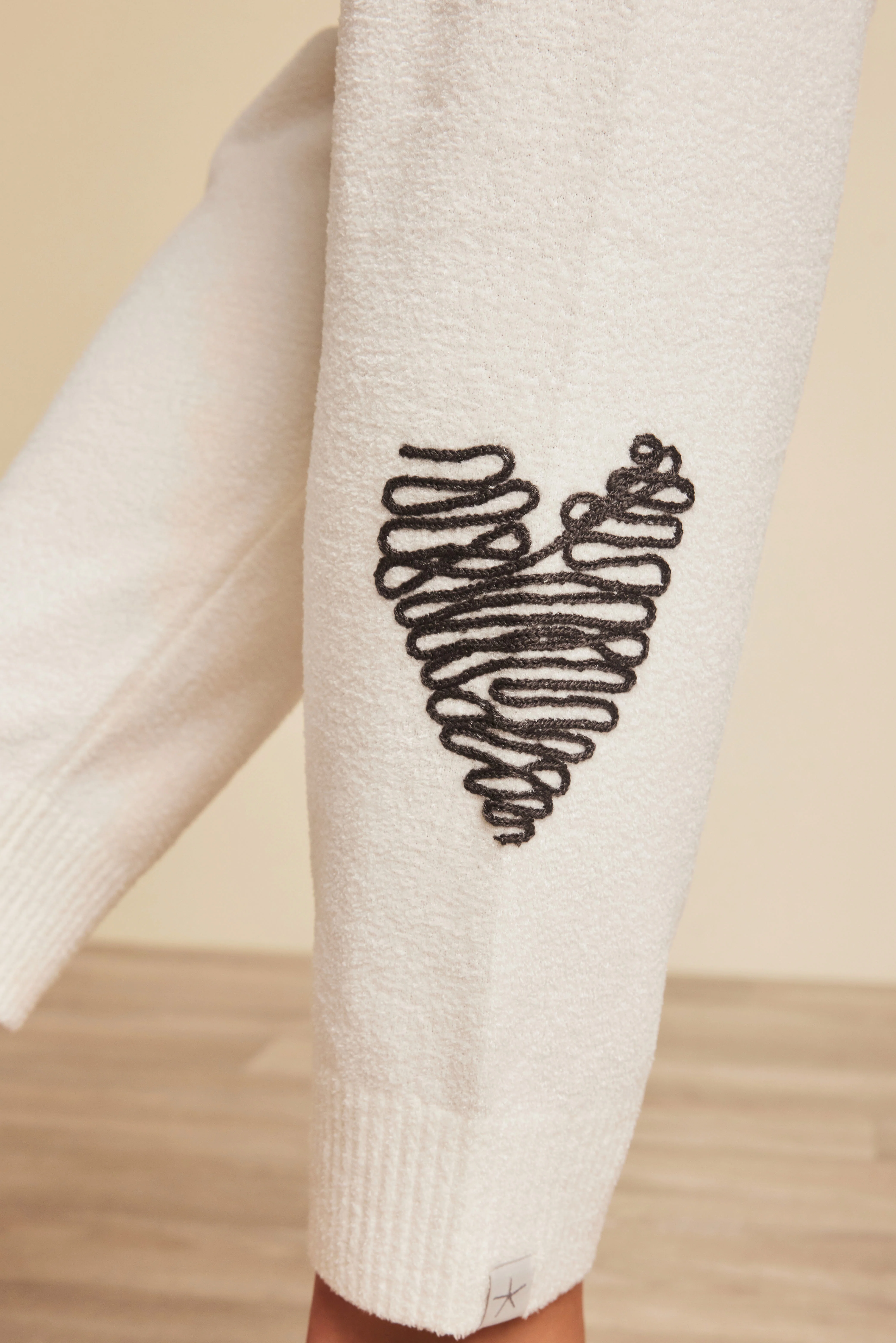 CozyChic Ultra Lite® Youth Embroidered Heart Pant - Image 8