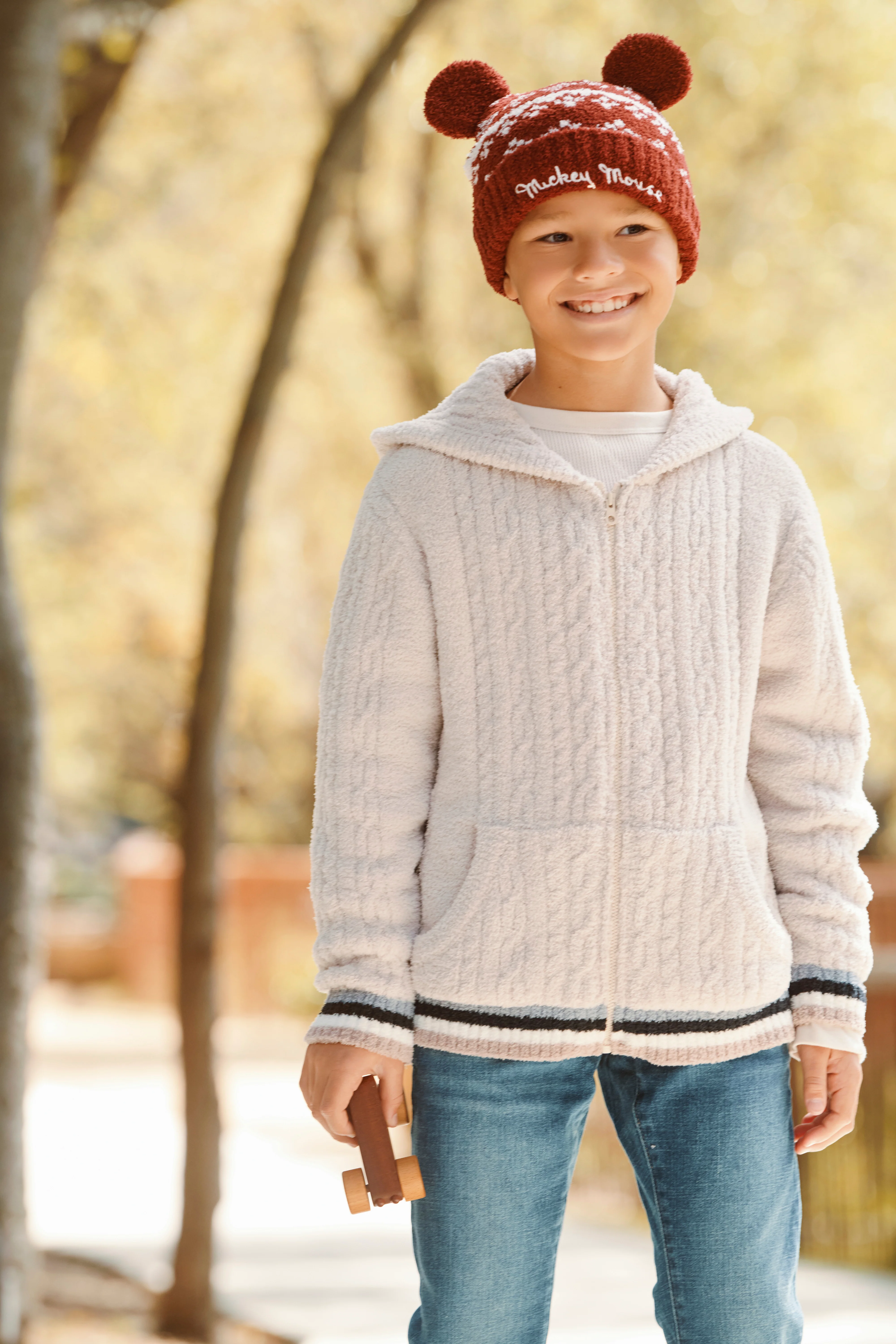 CozyChic® Youth Disney Mickey Fair Isle Beanie - Image 4
