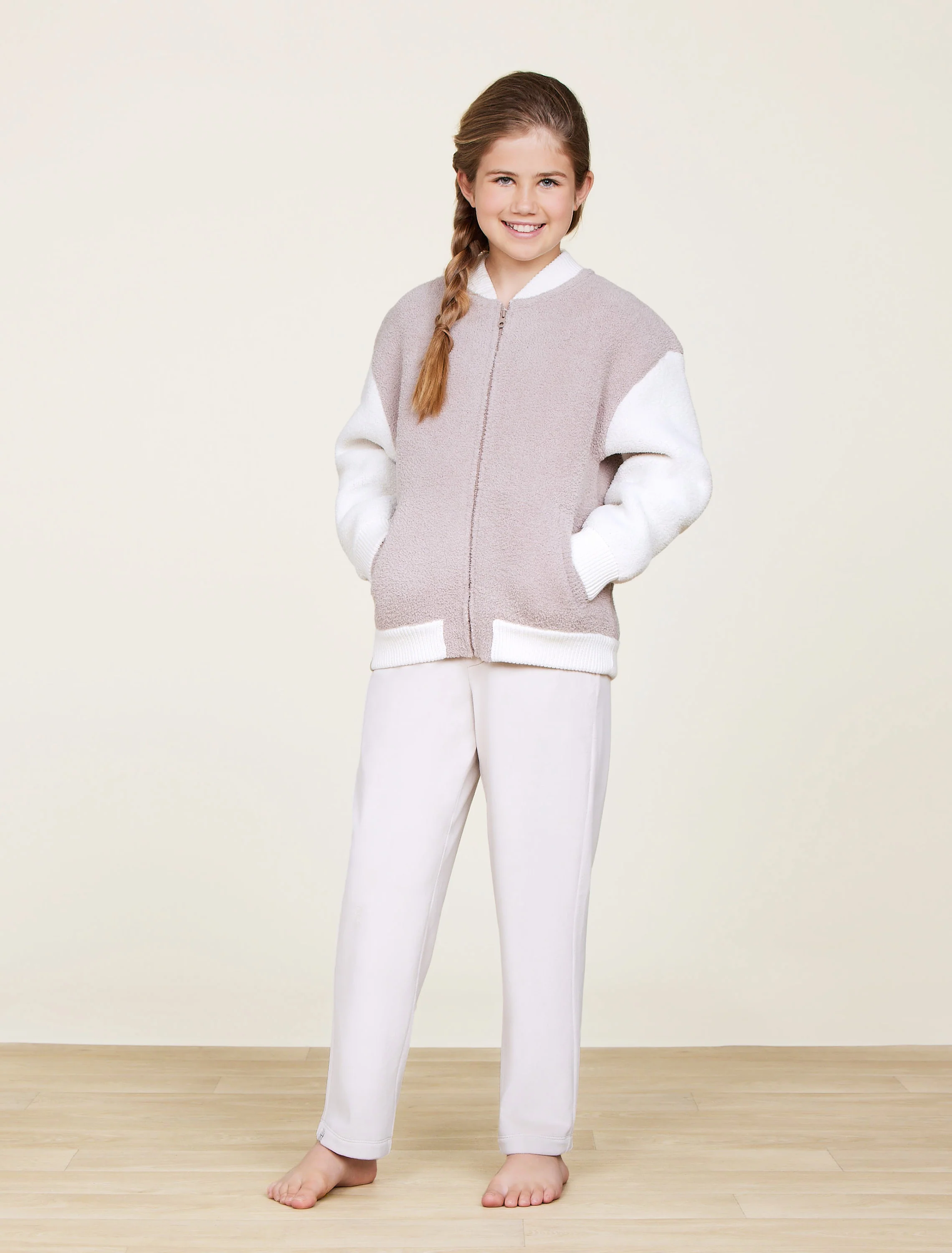 CozyChic® Youth Malibu Varsity Jacket - Image 4