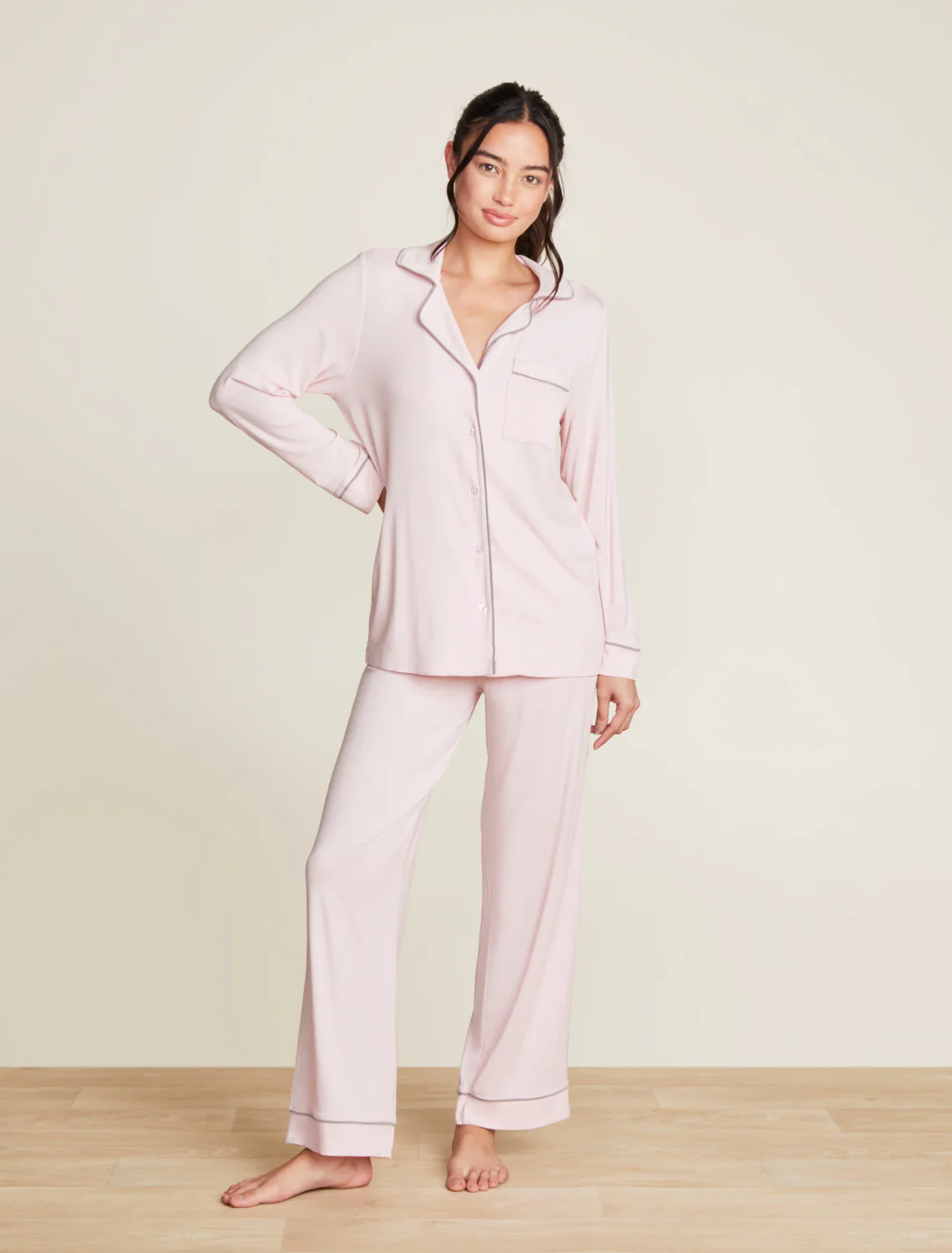 Luxe Milk Jersey® Piped Pajama Set - Image 7
