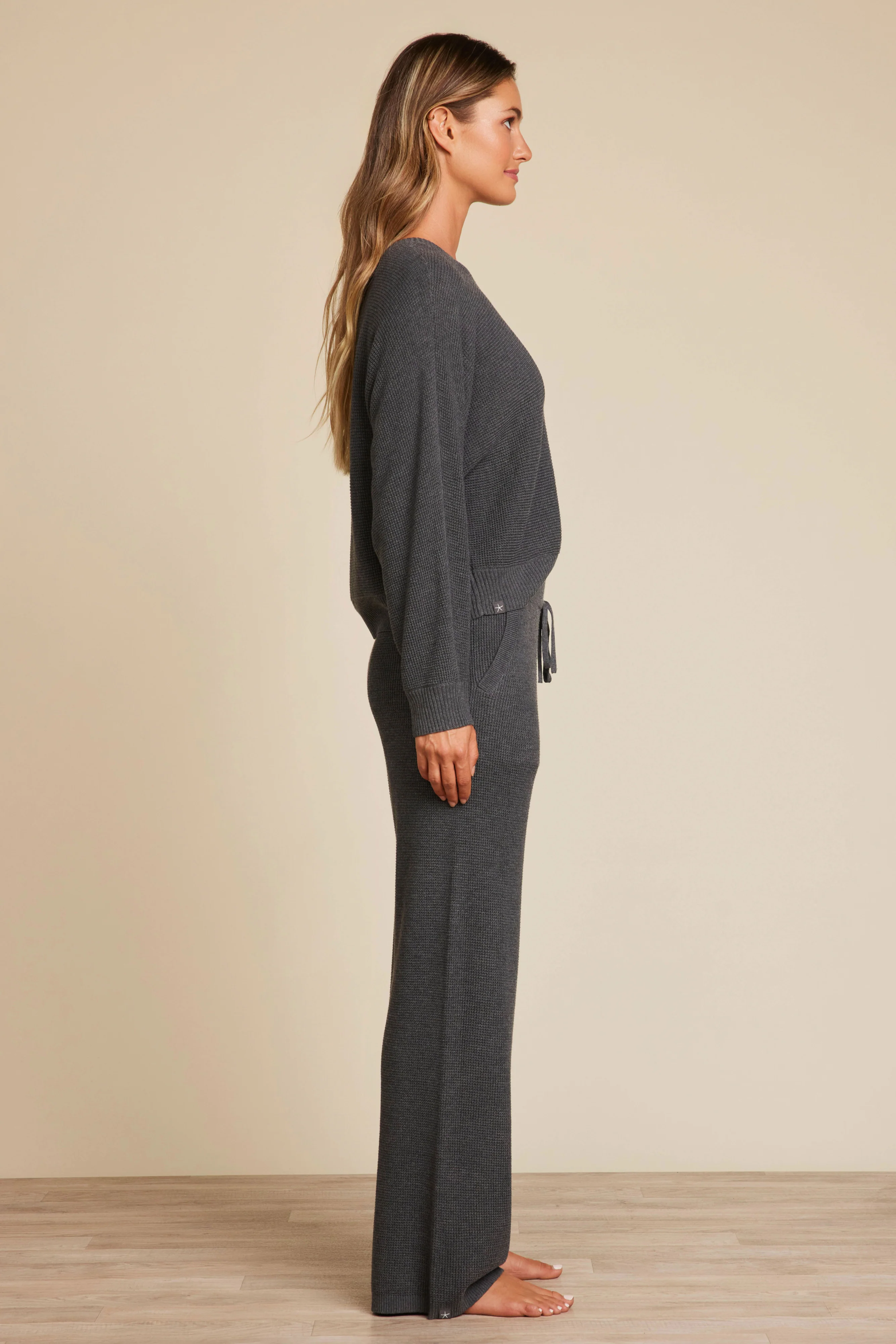 Luxeblend Waffle Knit Ankle Pant - Image 2