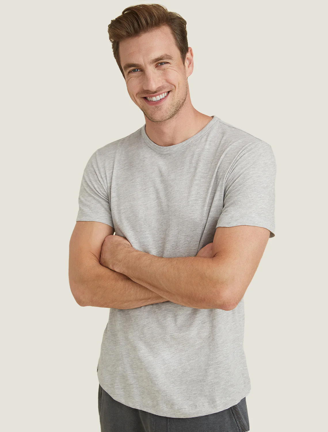 Malibu Collection® Short Sleeve Cotton Modal Crew - Image 10