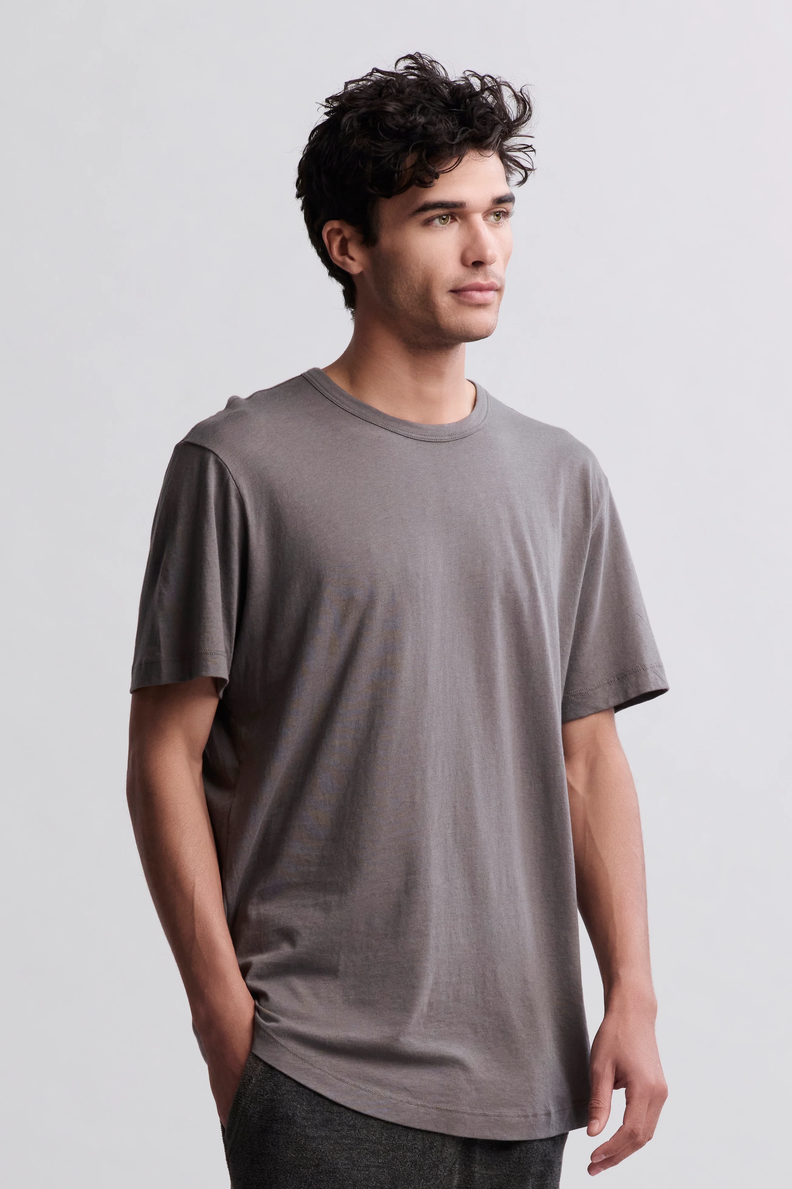 Malibu Collection® Short Sleeve Cotton Modal Crew - Image 6