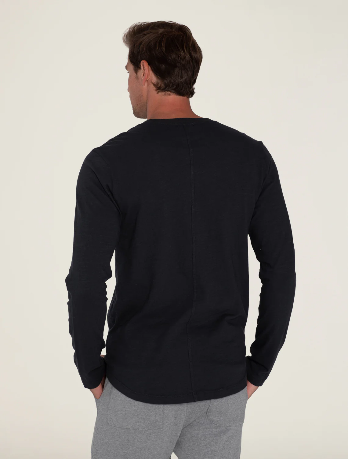 Malibu Collection® Long Sleeve Slub Henley - Image 13