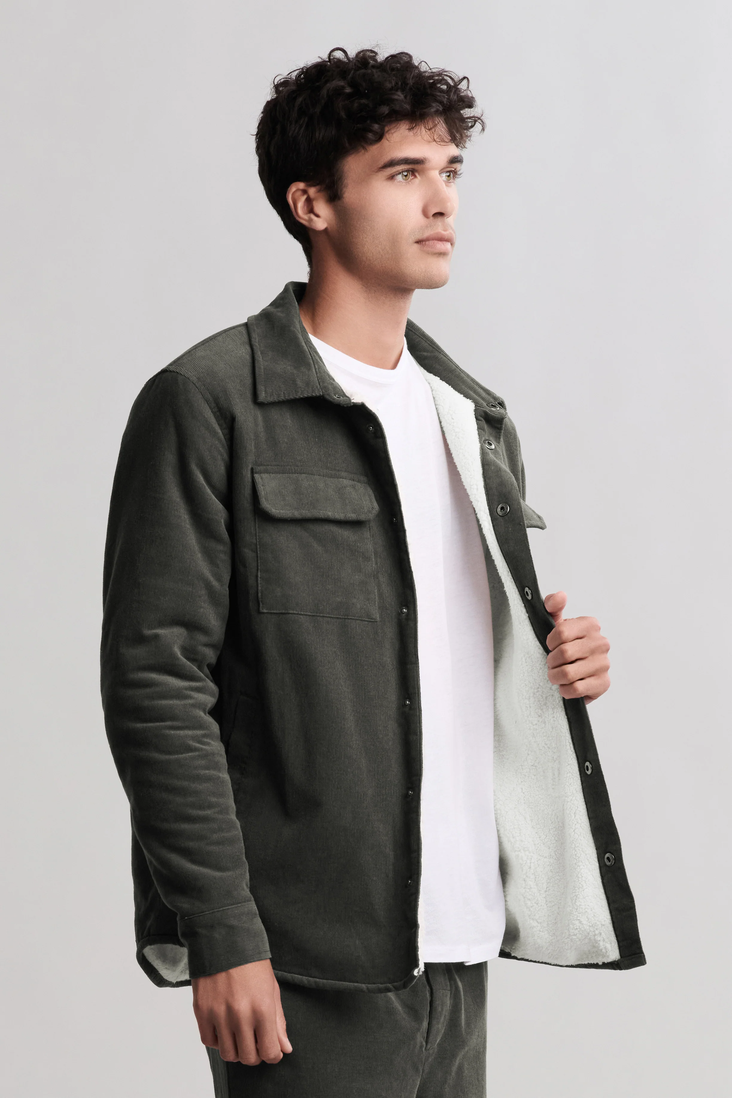 Malibu Collection® Corduroy Shirt Jacket - Image 2