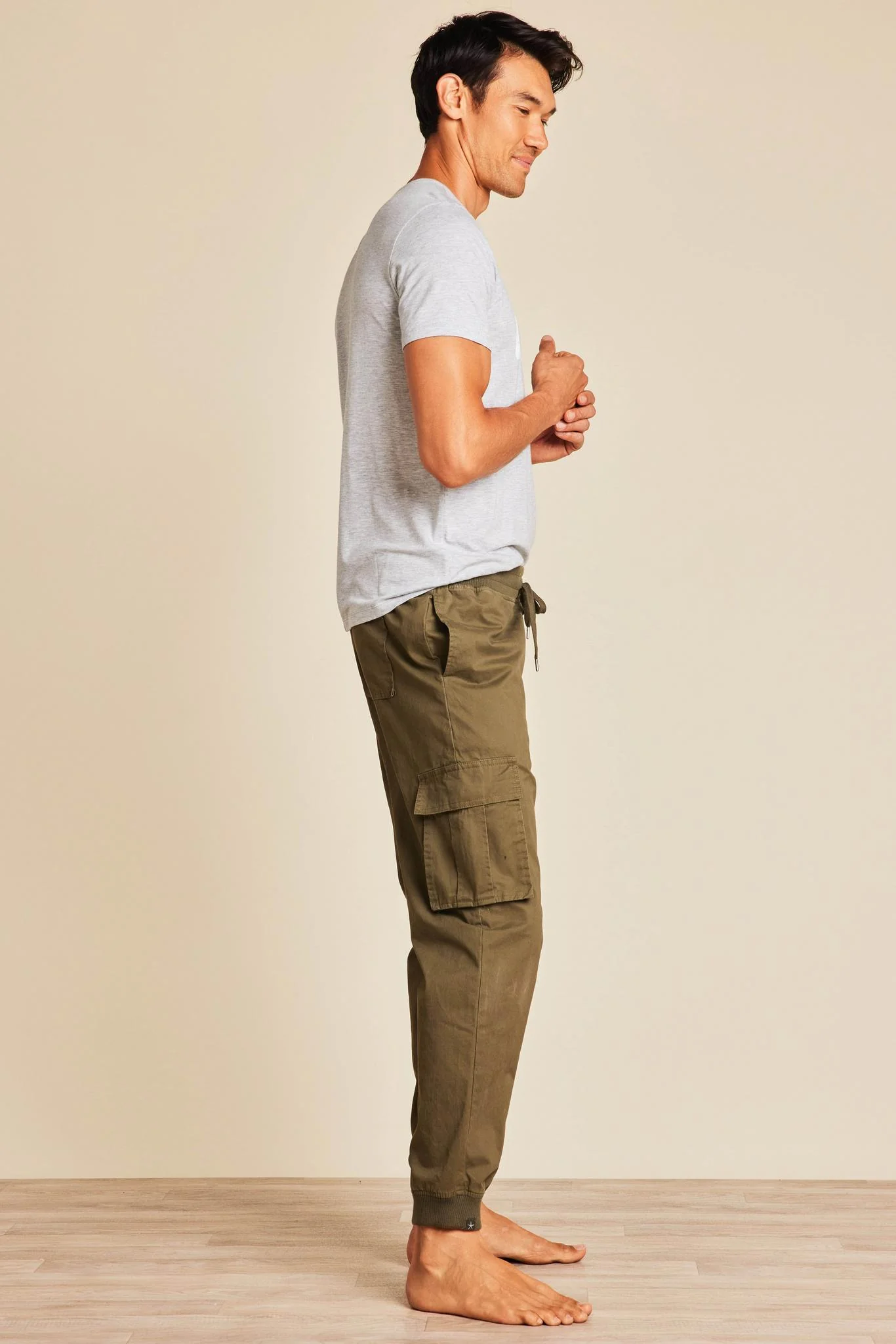 Malibu Collection® Cotton Twill Cargo Jogger - Image 5
