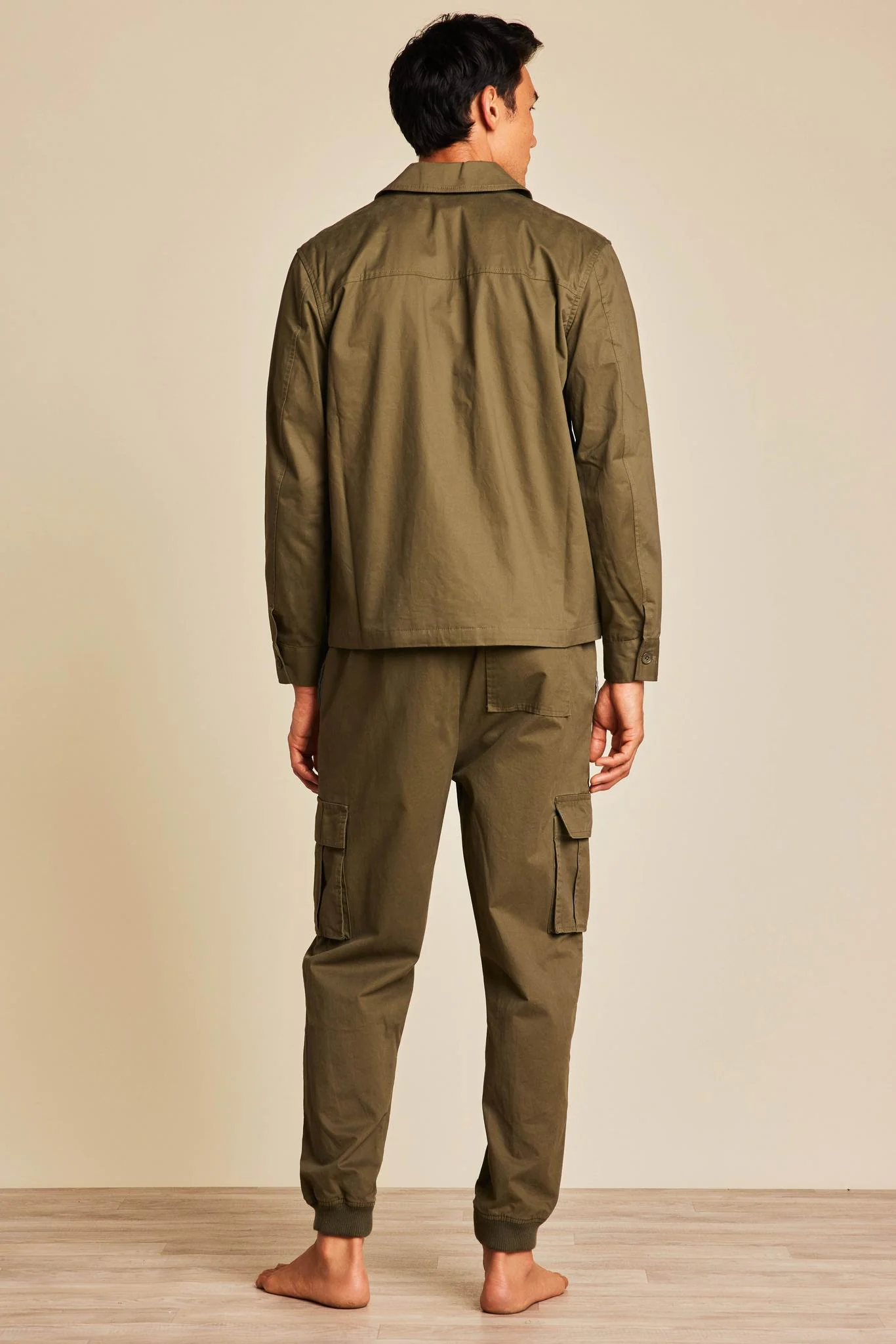 Malibu Collection® Cotton Twill Shirt Jacket - Image 3