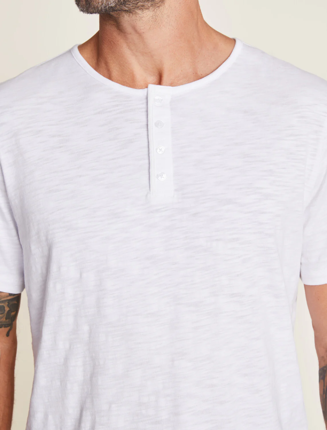 Malibu Collection® Slub Henley Tee - Image 4