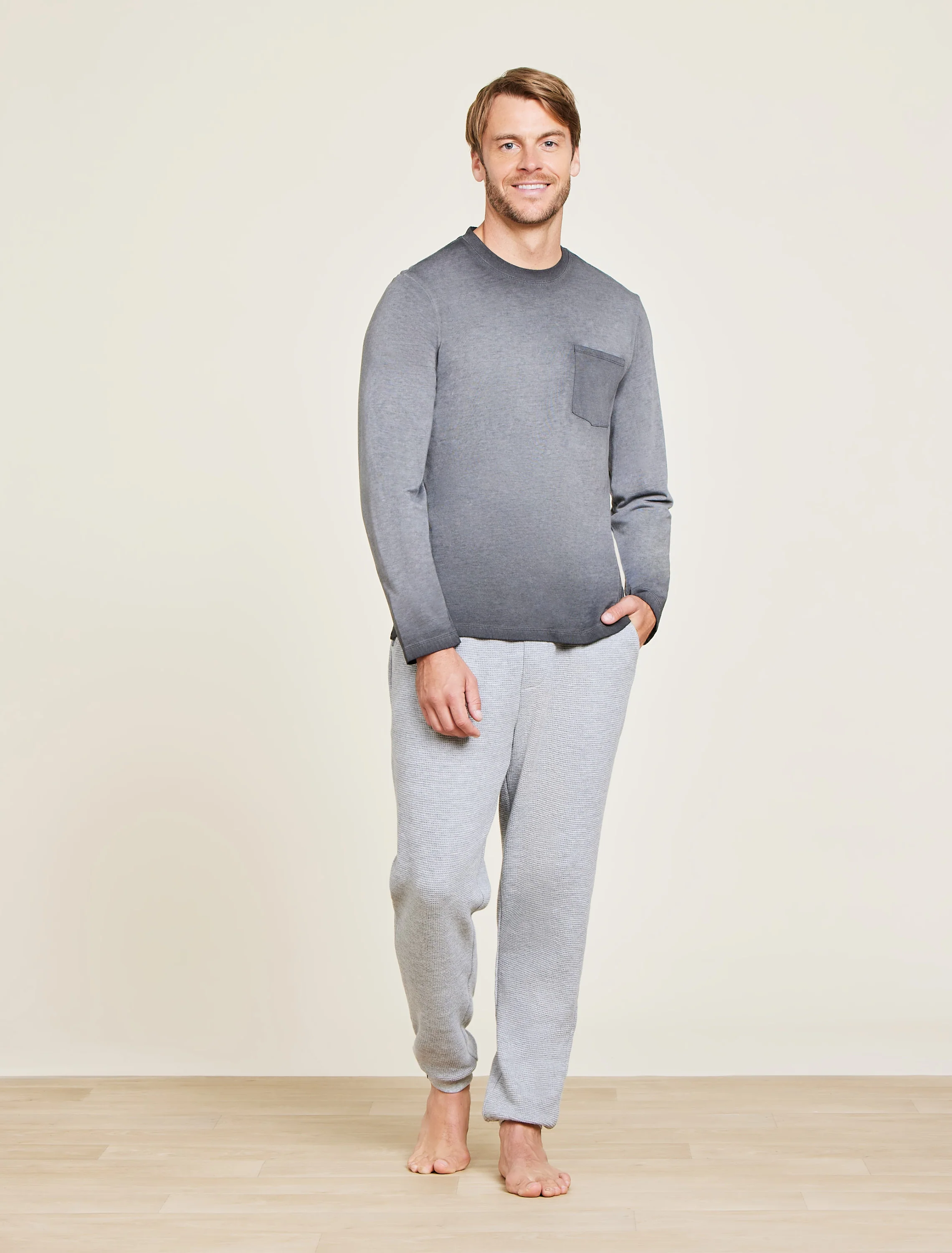 Malibu Collection® Triblend L/S Pocket Tee - Image 9