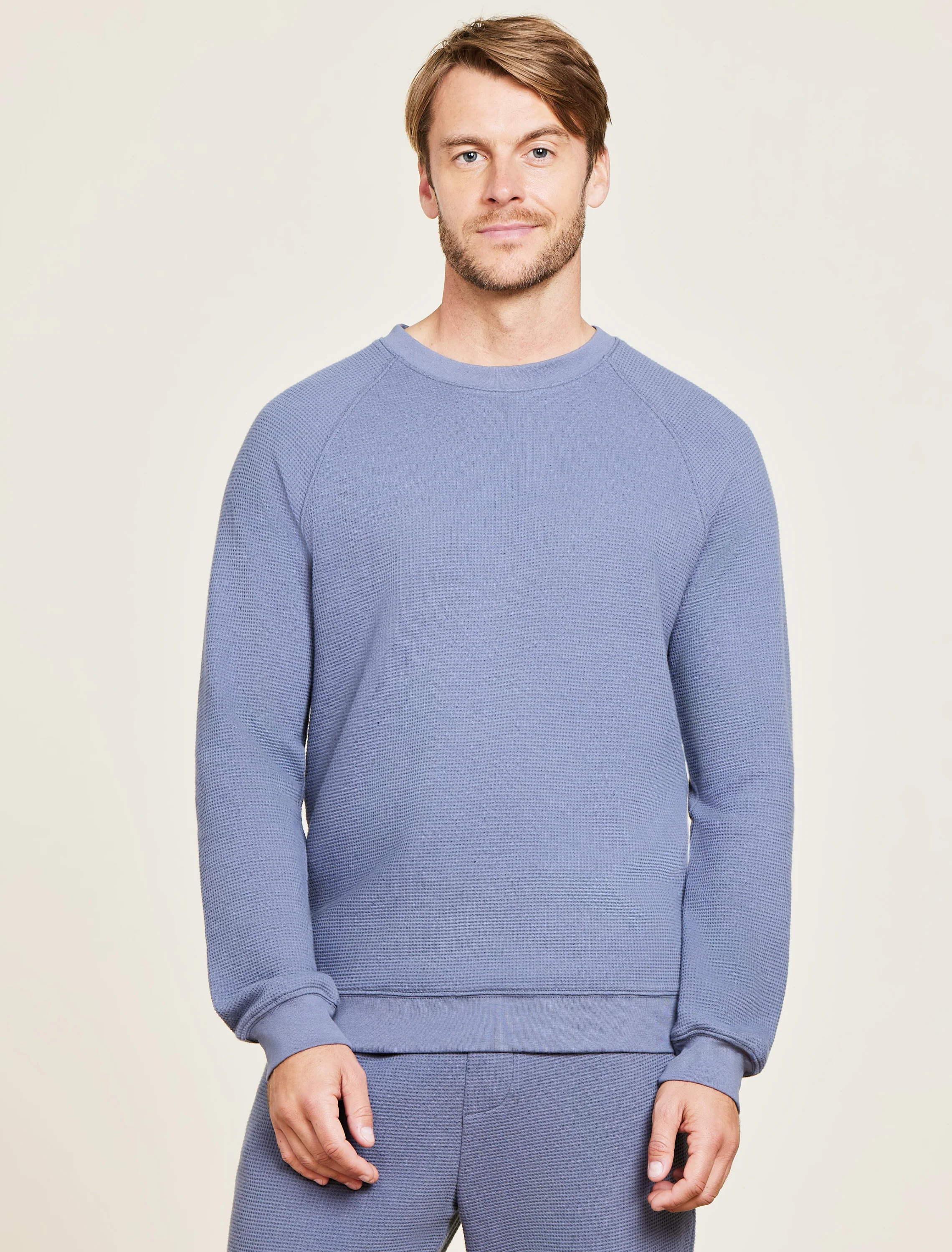 Malibu Collection® Waffle Knit Raglan Pullover - Image 12