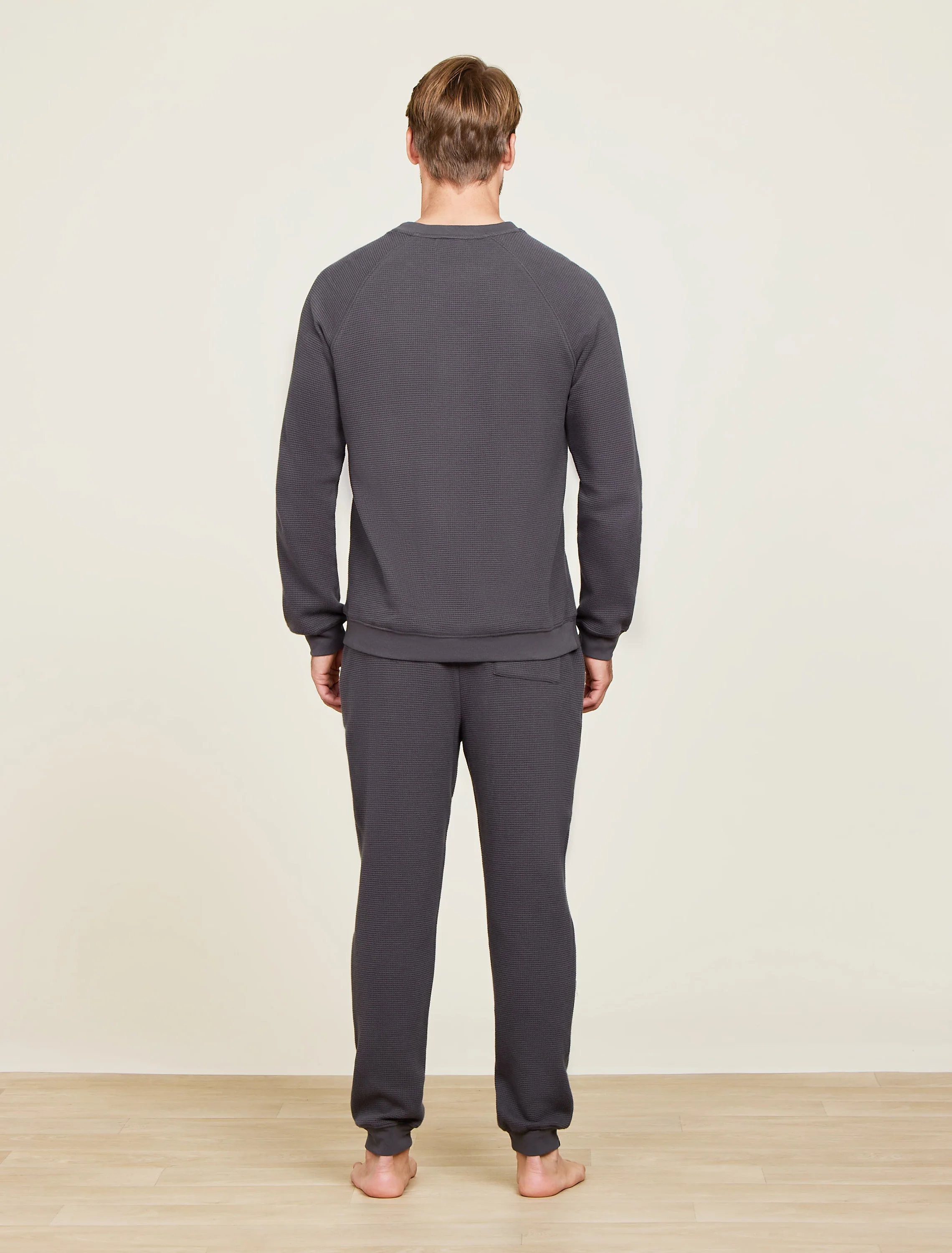 Malibu Collection® Waffle Knit Raglan Pullover - Image 3