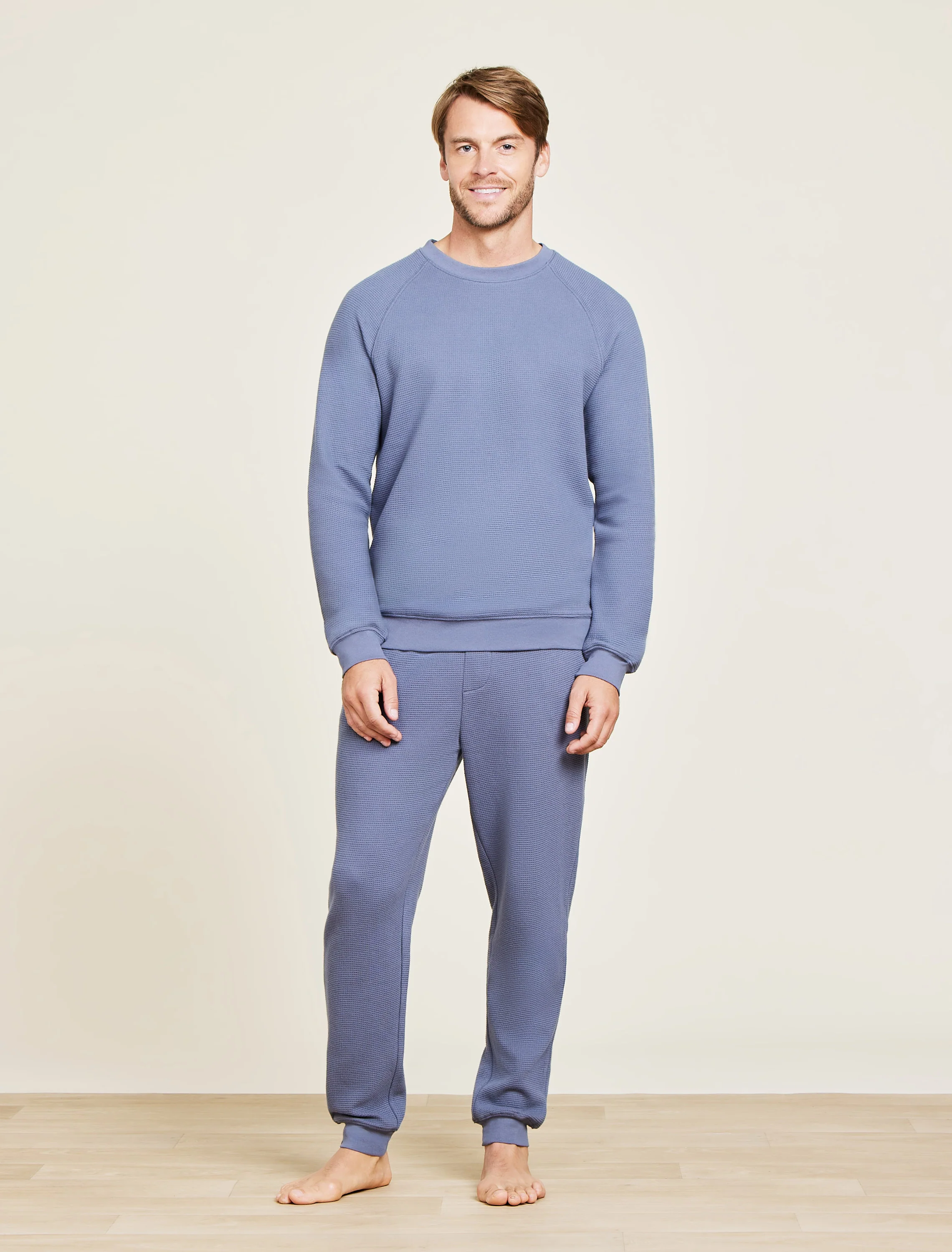 Malibu Collection® Waffle Knit Raglan Pullover - Image 9