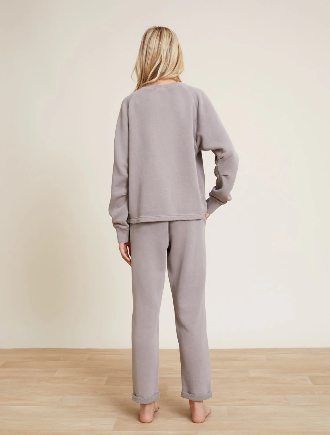 Malibu Collection® Youth Brushed Terry Rolled Hem Pant - Image 9