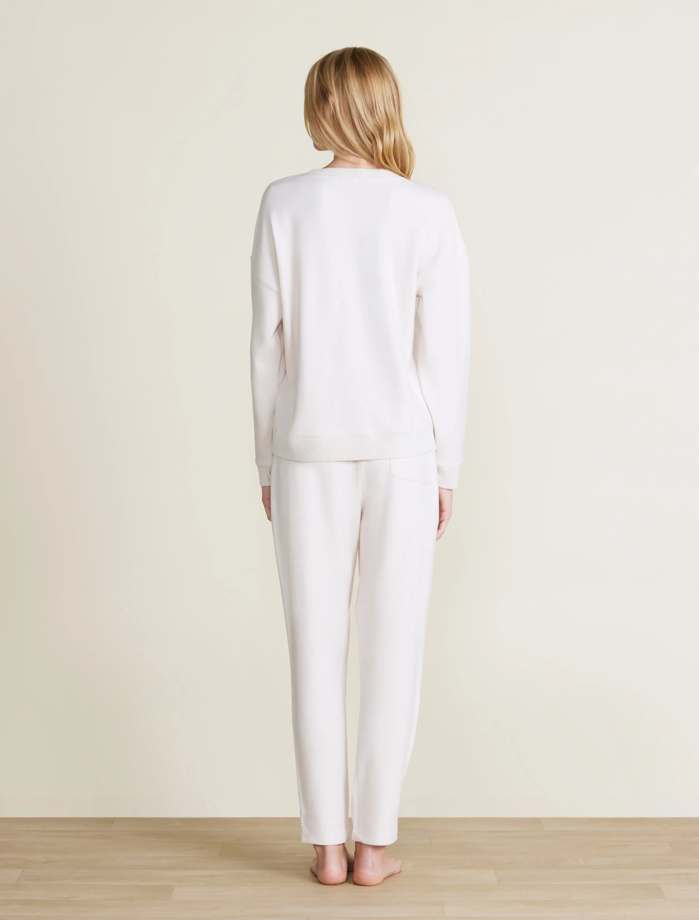 Malibu Collection® Brushed Fleece Sweater Mix Pullover - Image 7