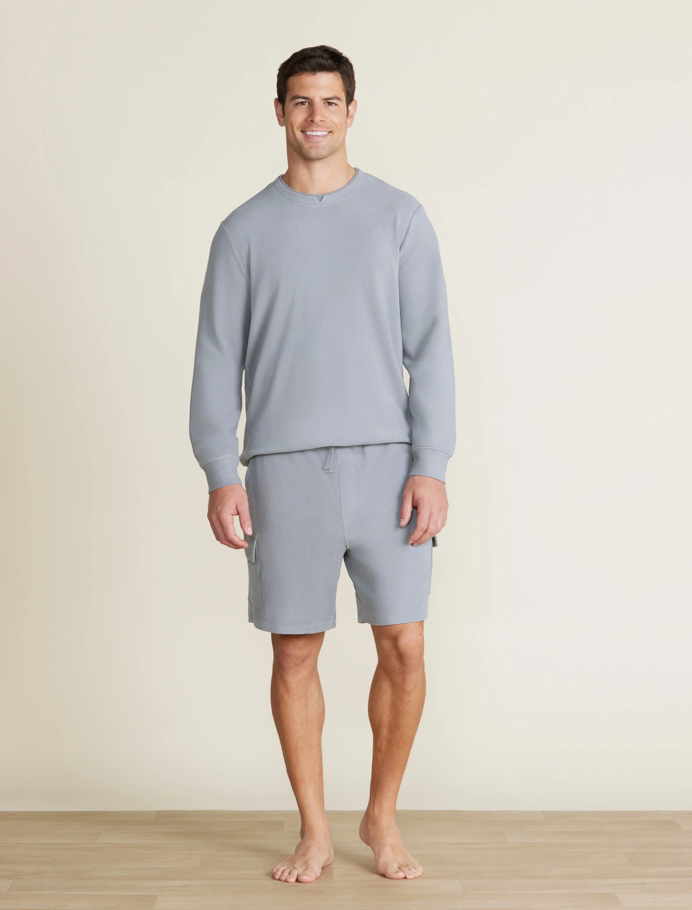Malibu Collection® Brushed Fleece Cargo Short