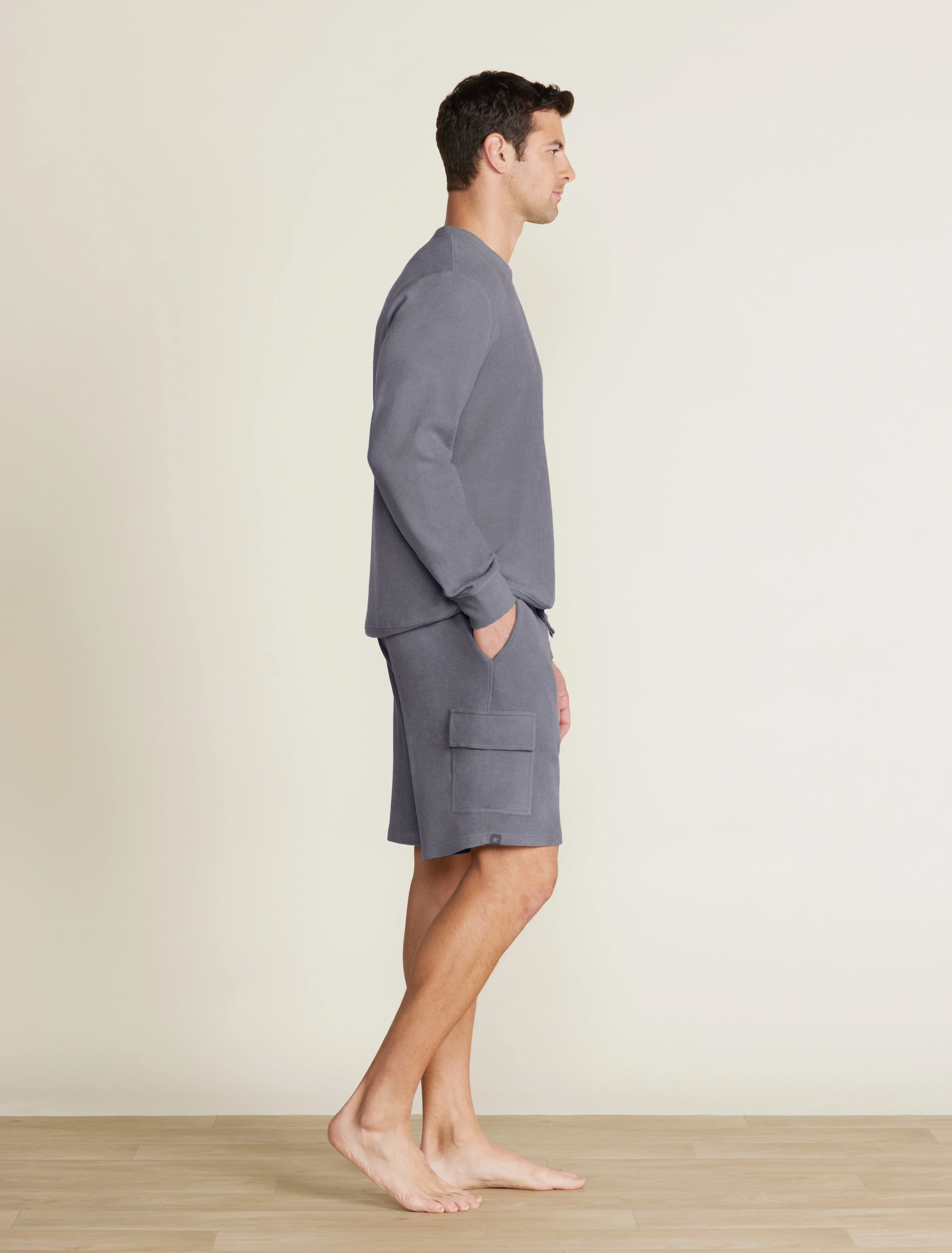 Malibu Collection® Brushed Fleece Cargo Short - Image 10