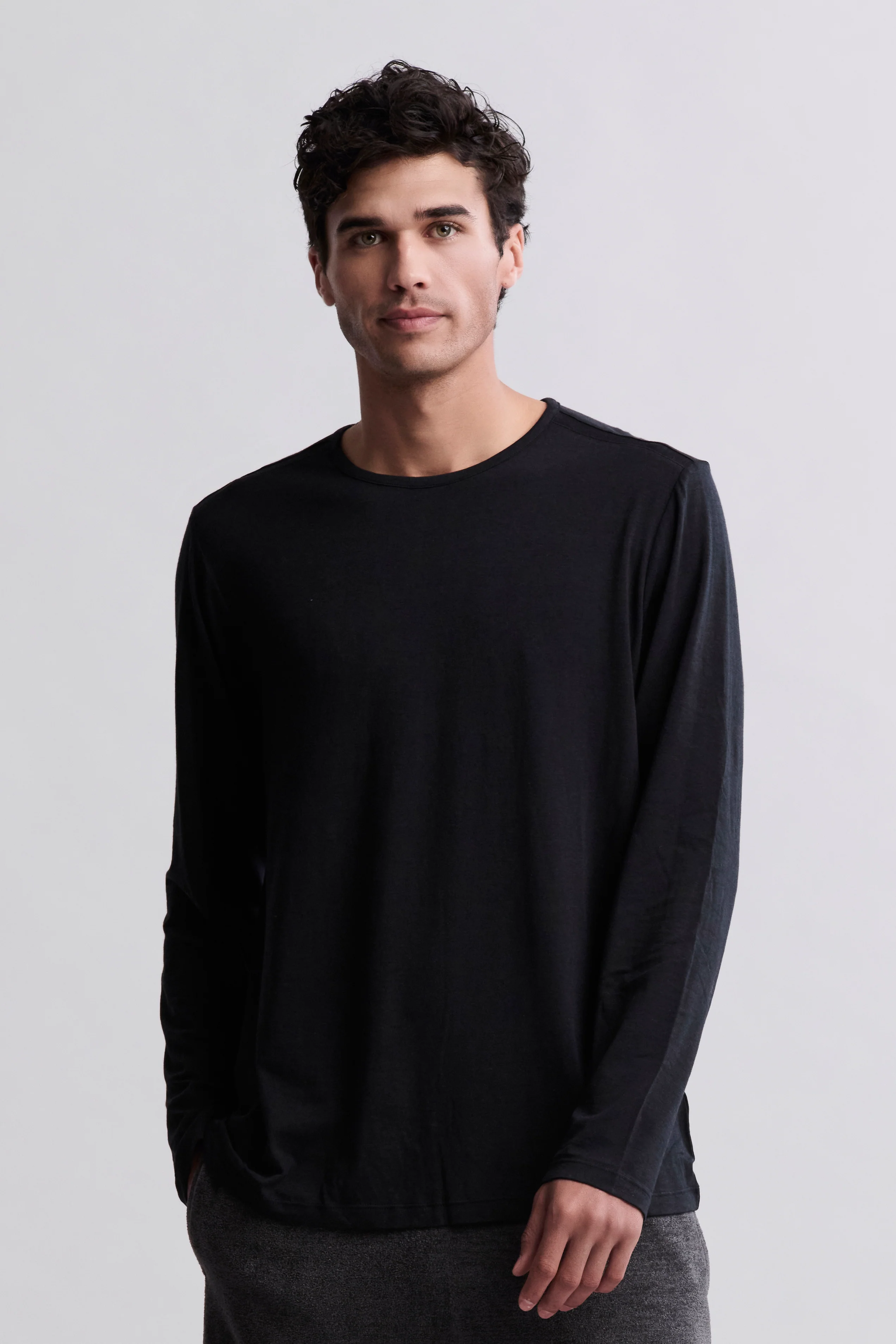 Malibu Collection® Seamed Long Sleeve