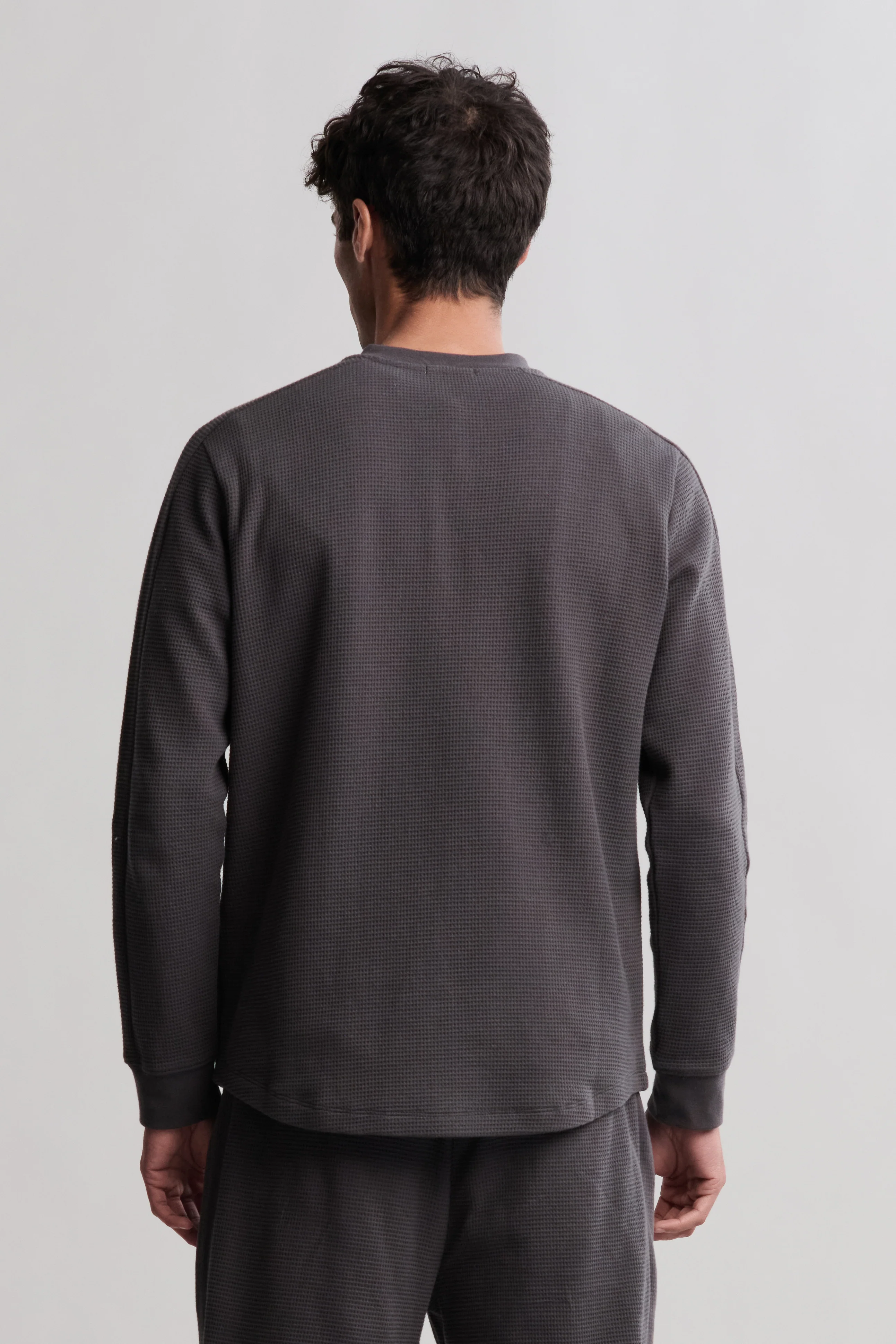 Waffle Thermal Henley - Image 9