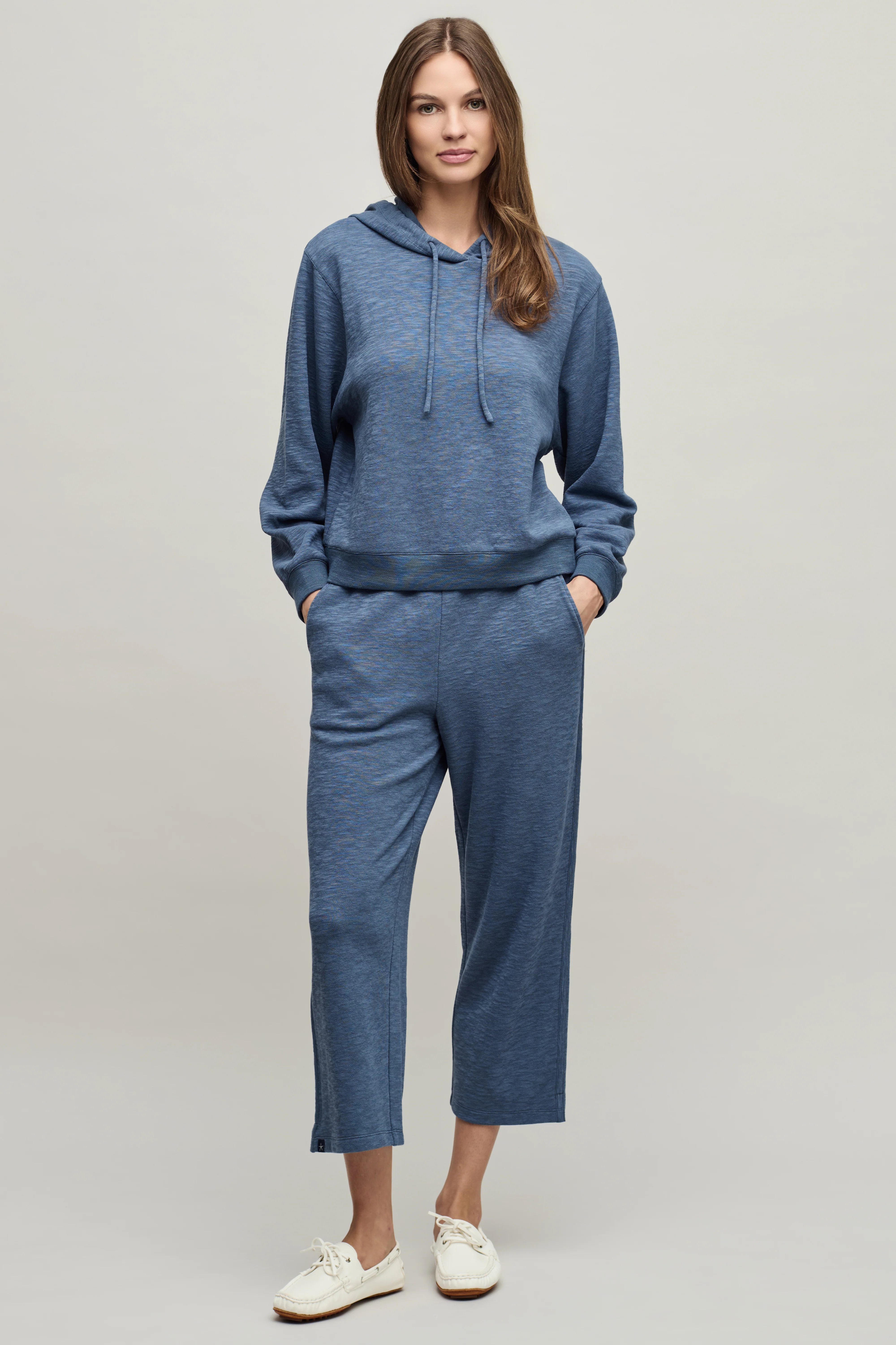 Slub Double Knit Seamed Hoodie - Image 9