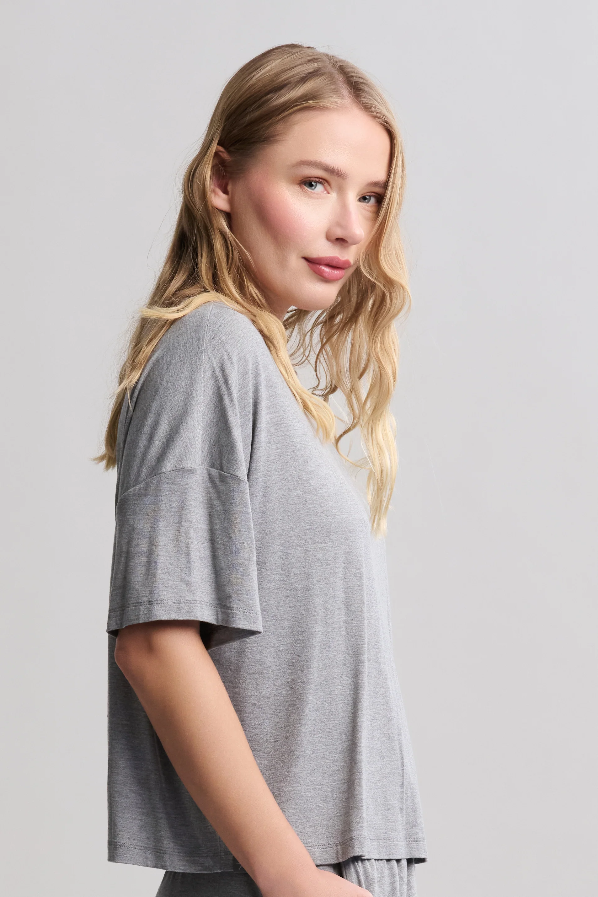 Ultra Soft Jersey Short Sleeve Boxy Tee - Image 5