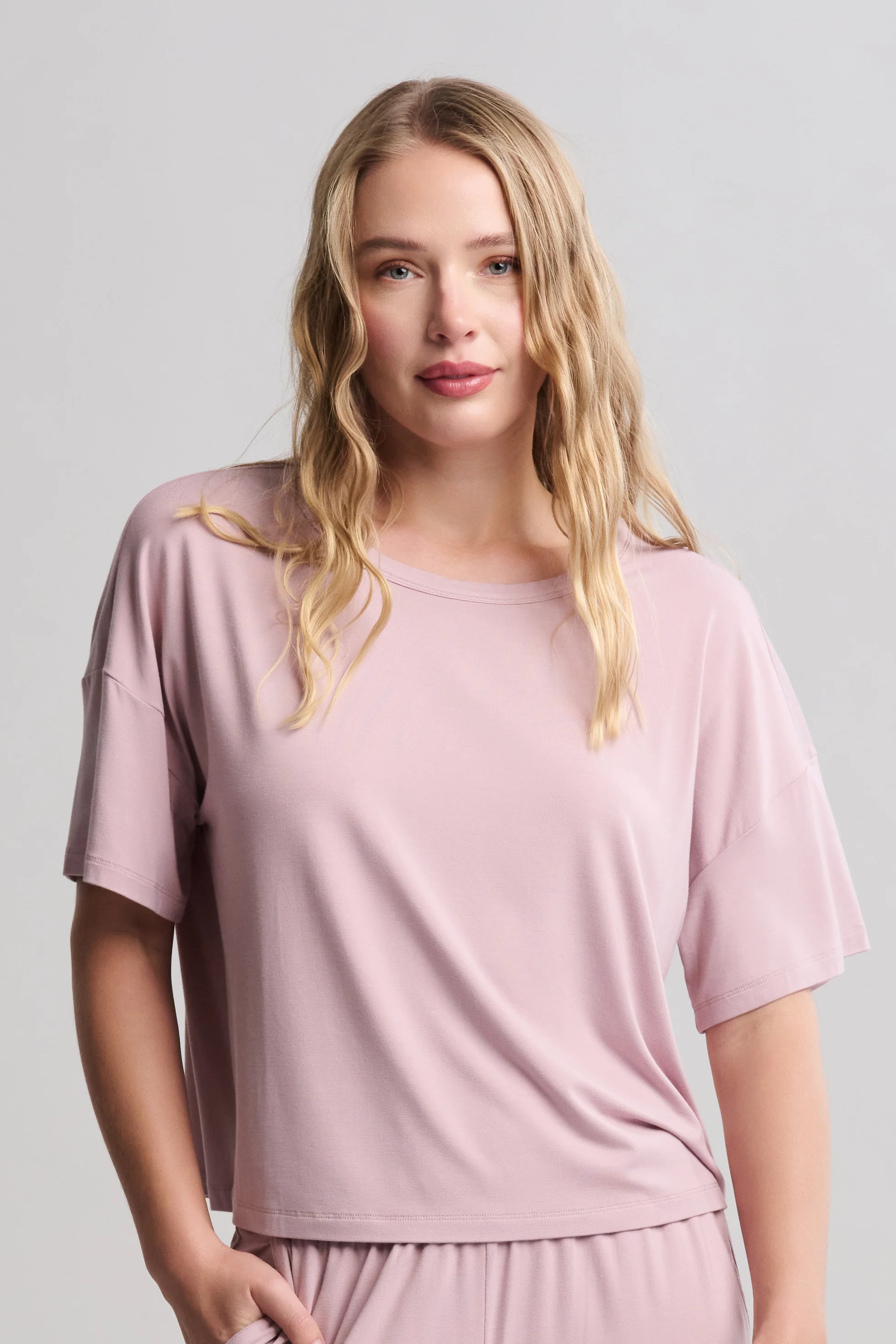 Ultra Soft Jersey Short Sleeve Boxy Tee - Image 7