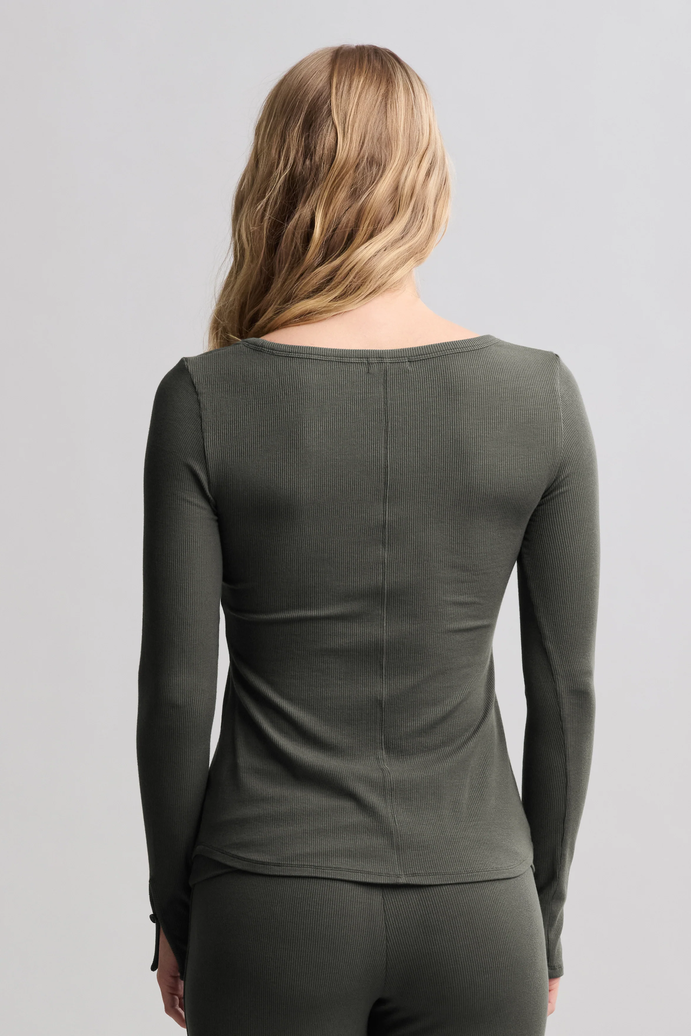 Ultra Soft Rib Long Sleeve Tee - Image 10